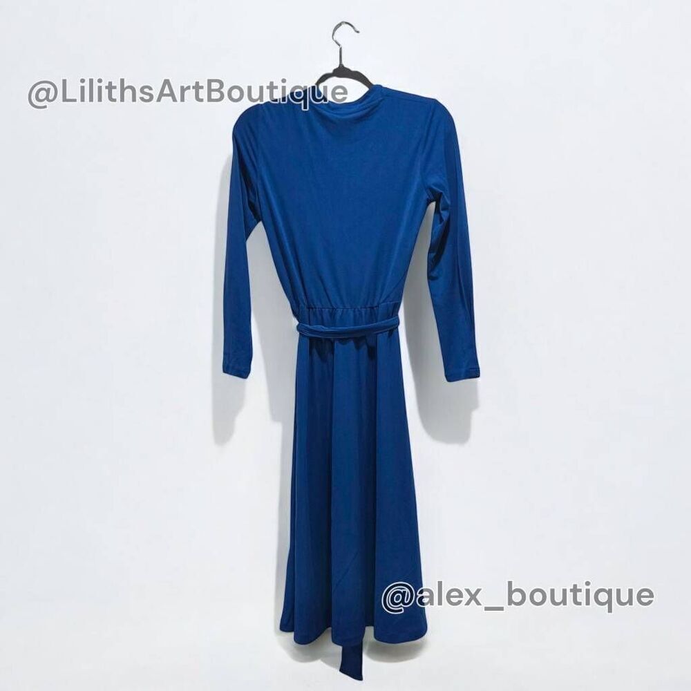 H&M Draped Wrap Midi Dress(C002)-Size Xs for Women - Picture 6 of 11